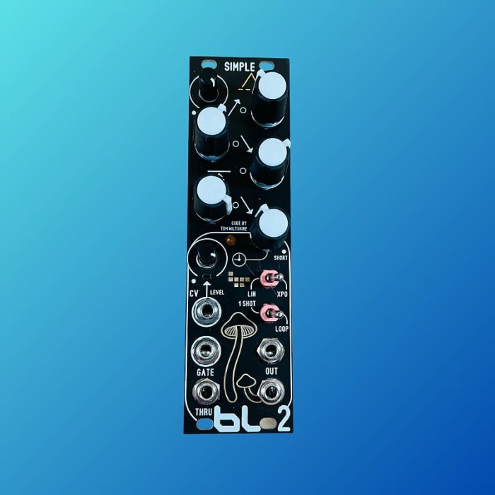 Blue Lantern Simple ADSR Looping Envelope Generator - 8HP