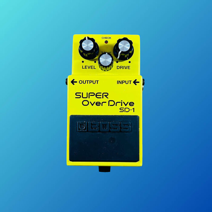 Boss SD-1 Super OverDrive (Silver Label) 1997 - Present Yellow