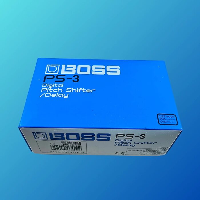 Boss PS-3 Digital Pitch Shifter/Delay (Pink or Dark Gray Label) 1994 - 1999 - Blue - Image 4