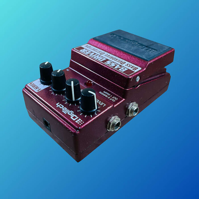 DigiTech X-Series Bass Driver Overdrive/Distortion 2010s Burgundy - Image 4