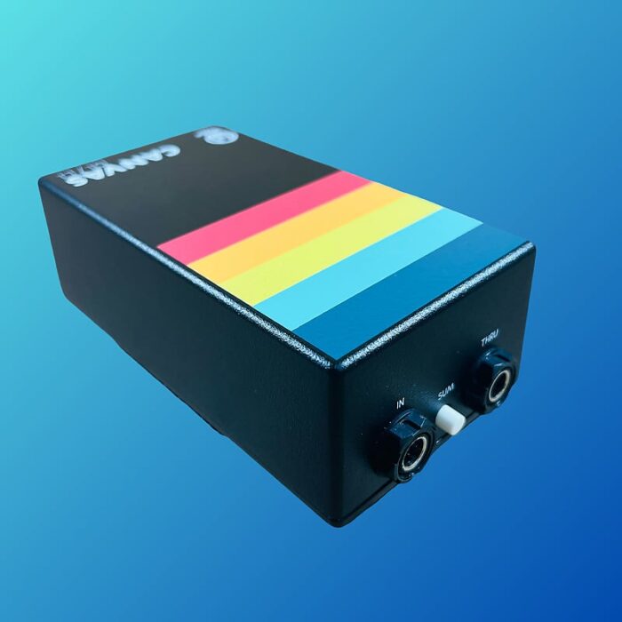 Walrus Audio Canvas Mono Line Isolator Direct Box 2022 - Present Black w/ Rainbow Graphic - Image 3