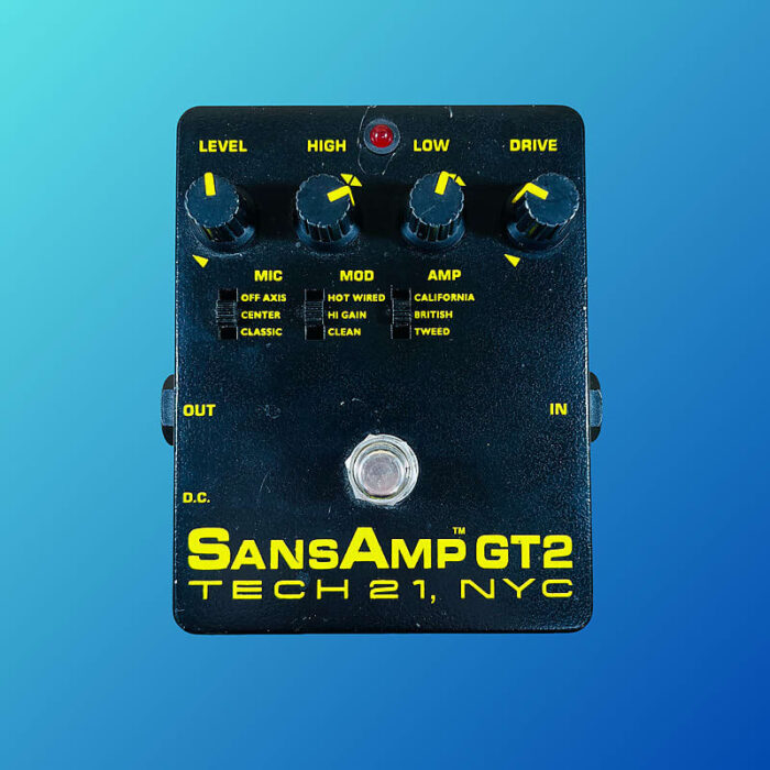 Tech 21 SansAmp GT2 Tube Amp Emulation Pedal