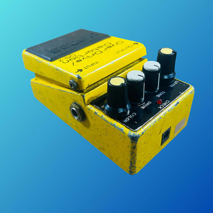 Boss OD-2 Turbo OverDrive (Black Label) 1985 - 1988 Yellow - Image 3