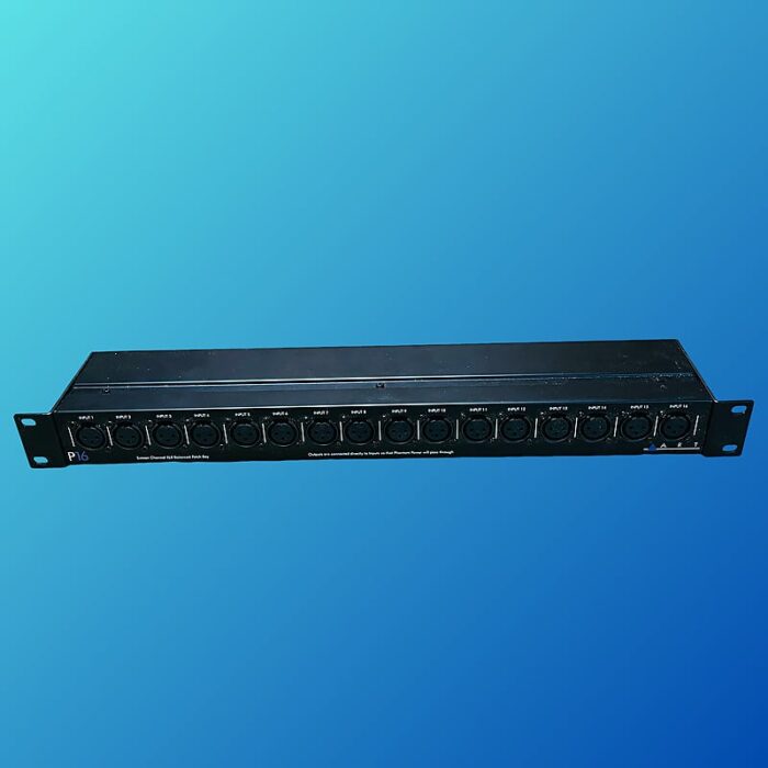 ART P16 Rackmount 16-Channel Balanced XLR Patchbay