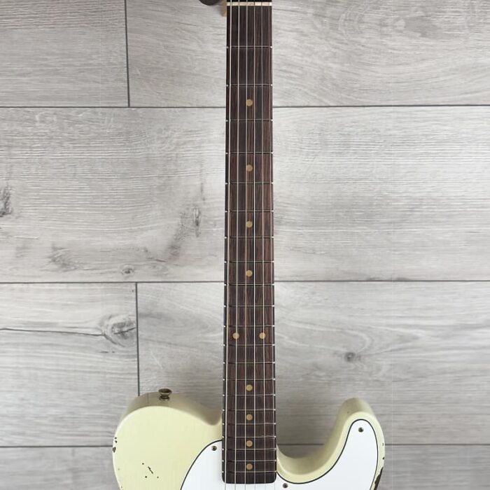 FENDER Custom Shop B5 61 Telecaster Heavy Relic -Faded Aged Tomatillo Green - Image 9