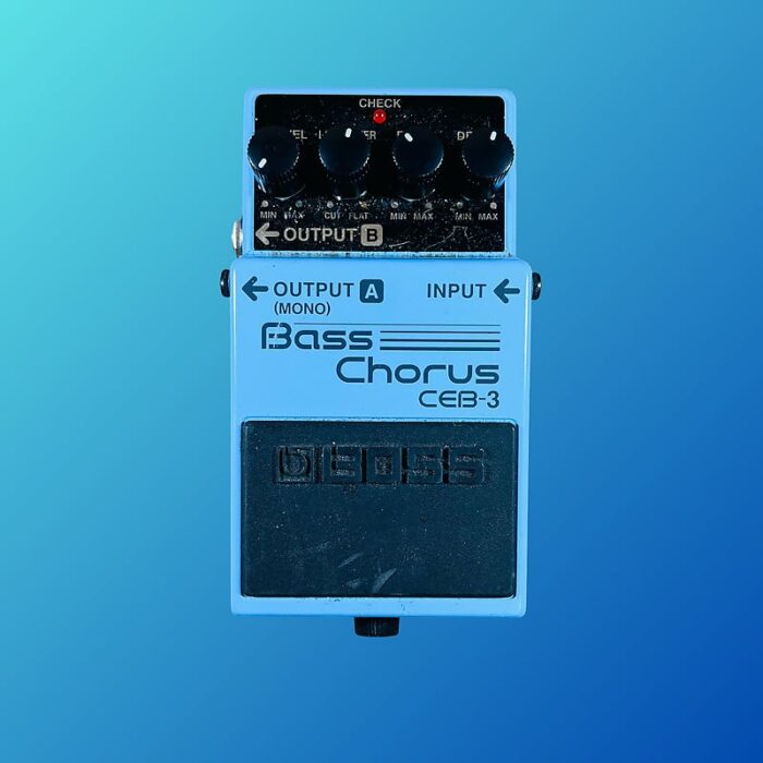 Boss CEB-3 Bass Chorus (Dark Gray Label) 2001 - Present Blue