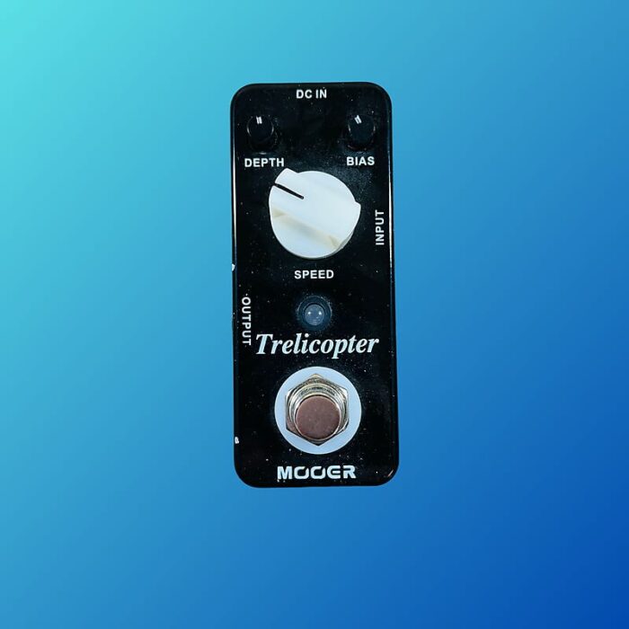 Mooer Trelicopter Tremolo Guitar Effect Pedal 2010s Black