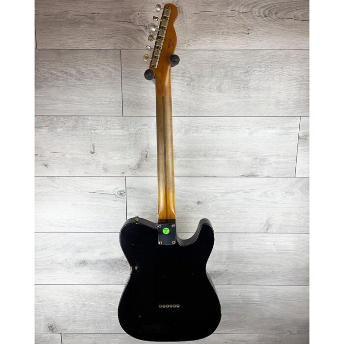 Fender Custom Shop Masterbuilt Todd Krause W25 52 Telecaster Relic Black Left Hand Maple Neck, Black - Image 2