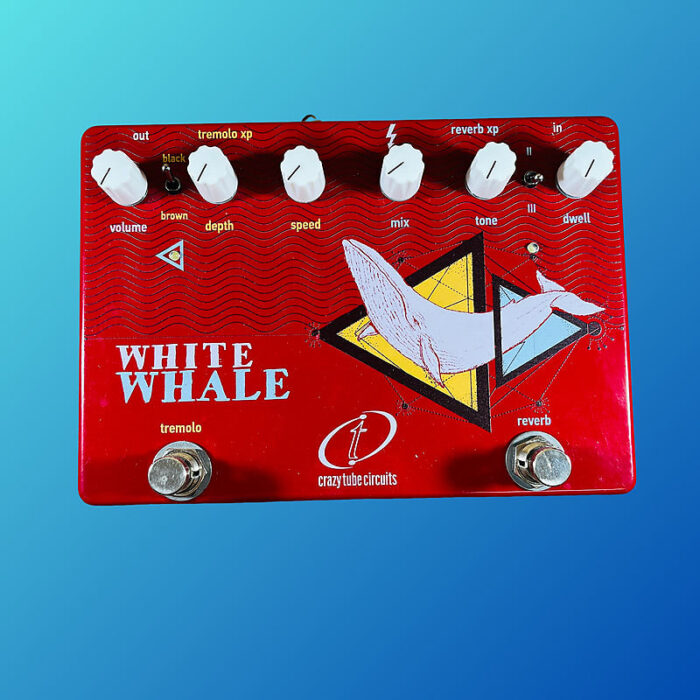 Crazy Tube Circuits White Whale Analog Spring Reverb / Tremolo 2018 - Present Red