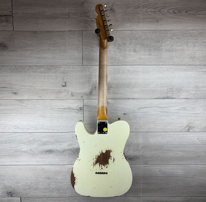 FENDER Custom Shop B5 61 Telecaster Heavy Relic -Faded Aged Tomatillo Green - Image 7