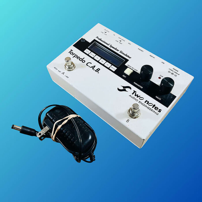 Two Notes Torpedo C.A.B. Speaker Simulator Pedal 2010s White/Black - Image 4