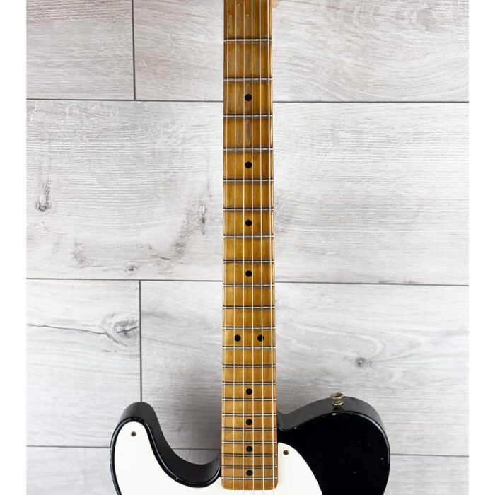 Fender Custom Shop Masterbuilt Todd Krause W25 52 Telecaster Relic Black Left Hand Maple Neck, Black - Image 4