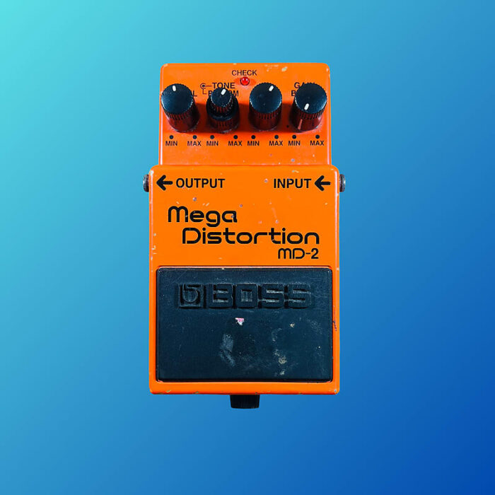 Boss MD-2 Mega Distortion (Silver Label) 2001 - Present Red