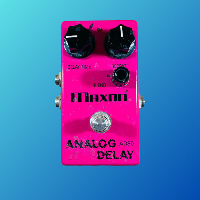 Maxon AD-80 Analog Delay 1990s Pink