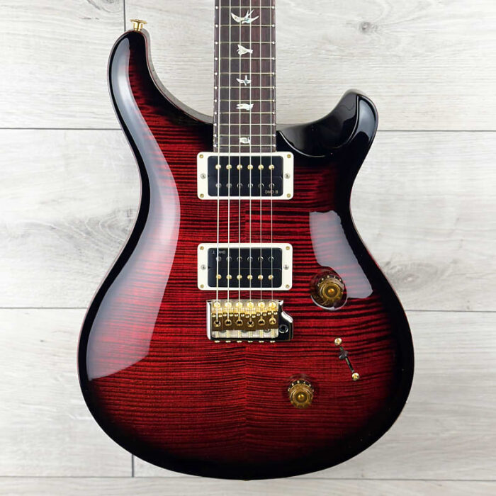 PRS Custom 24 - 10 Top, Fire Smokeburst - Image 3