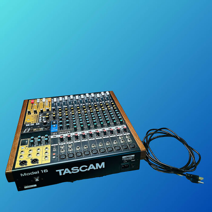 TASCAM Model 16 Multitrack Recorder / Mixer / Audio Interface 2019 - Present Black with Wood Cheeks - Image 3