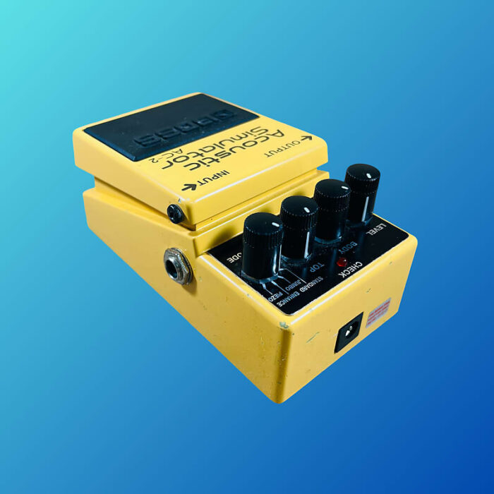 Boss AC-2 Acoustic Simulator (Silver Label) 1997 - 2006 Yellow - Image 3