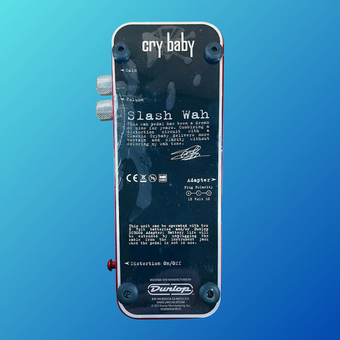 Dunlop SW95 Slash Signature Cry Baby Wah 2009 - Present Red - Image 2