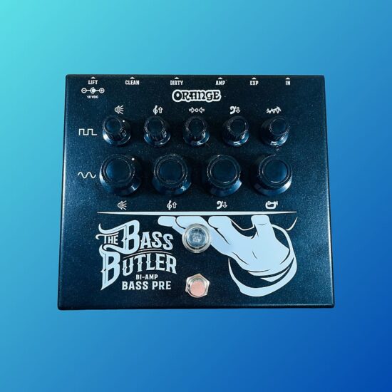 Orange Bass Butler Bi-Amp Bass Preamp Pedal 2020 Dark Grey Steel