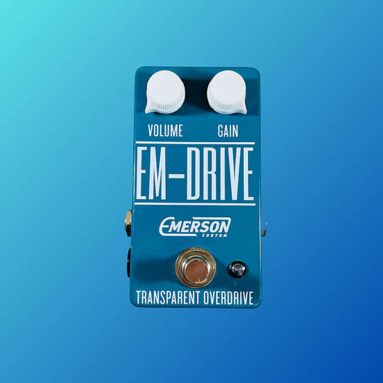 Emerson EM-Drive Transparent Overdrive 2010s Turquoise