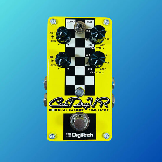 DigiTech CabDryVR Dual Cabinet Simulator 2010s Yellow/Black/White