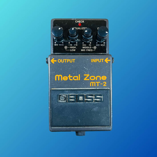 Boss MT-2 Metal Zone (Silver Label) 1991 - Present Black