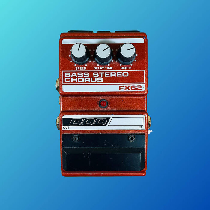 DOD Bass Stereo Chorus FX62 1987 Red