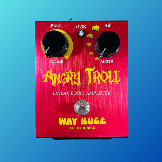 Way Huge WHE101 Angry Troll Linear Boost Amplifier 2010 - 2019 Red