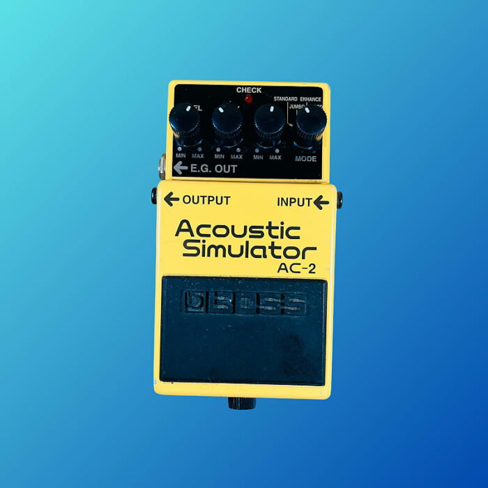Boss AC-2 Acoustic Simulator (Silver Label) 1997 - 2006 Yellow