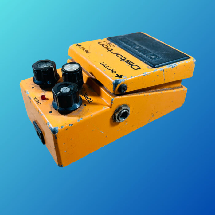 Boss DS-1 Distortion (Black Label) 1982 - 1988 Orange - Image 4