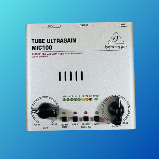 Behringer Tube Ultragain MIC100 Vacuum Tube Preamp with Limiter 2011 - Present Standard