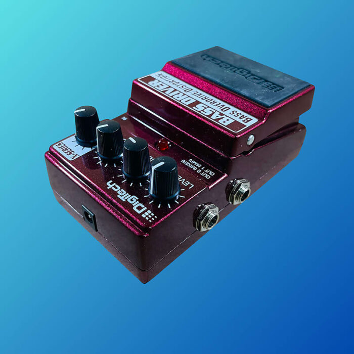 DigiTech X-Series Bass Driver Overdrive/Distortion 2010s Burgundy - Image 4