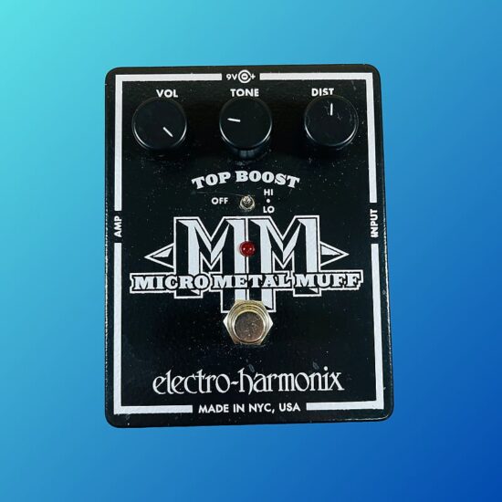 Electro-Harmonix Micro Metal Muff Distortion with Top Boost 2010s Black