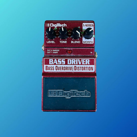 DigiTech X-Series Bass Driver Overdrive/Distortion 2010s Burgundy