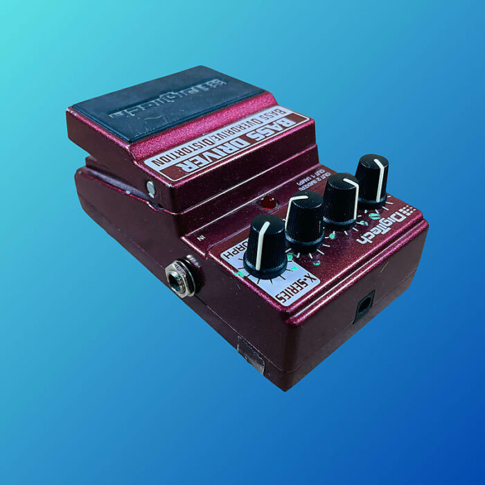 DigiTech X-Series Bass Driver Overdrive/Distortion 2010s Burgundy - Image 3