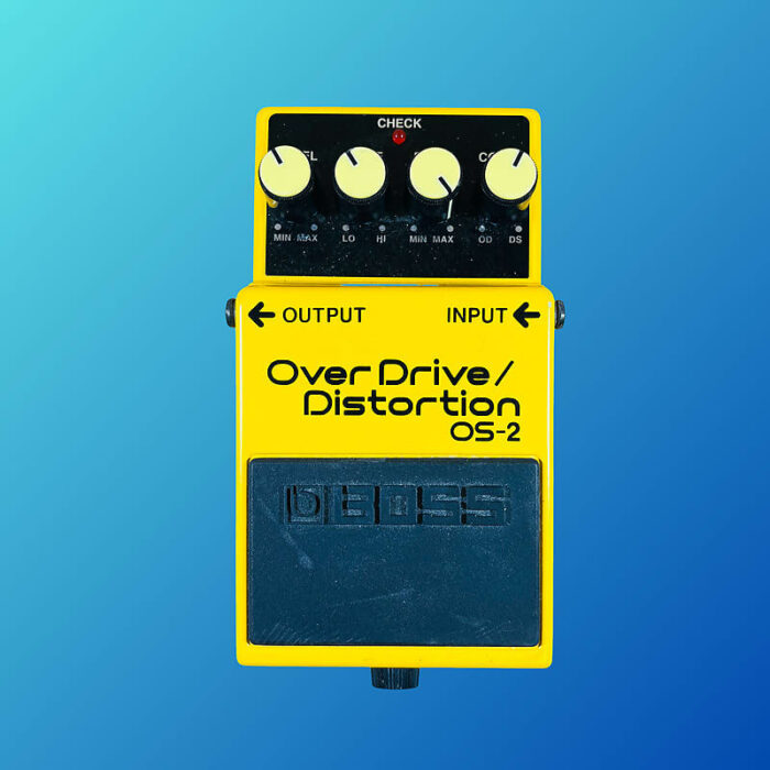 Boss OS-2 OverDrive/Distortion (Silver Label) 1990 - Present Yellow