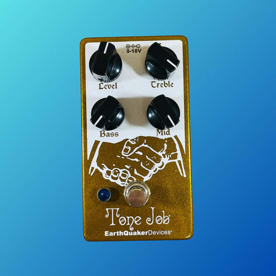 EarthQuaker Devices Tone Job EQ & Booster V2 2017 - Present Blue / White Print