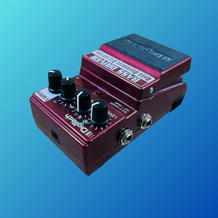 DigiTech X-Series Bass Driver Overdrive/Distortion 2010s Burgundy - Image 4
