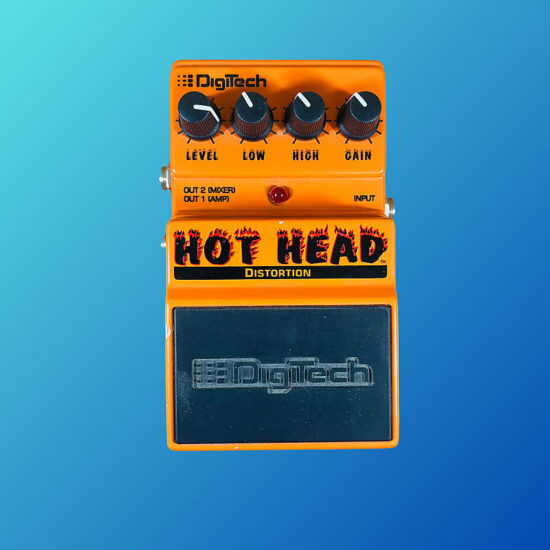 DigiTech Hot Head Distortion 2010s Red