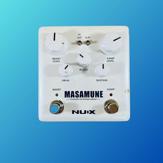 NuX NBK-5 Masamune Booster and Kompressor 2010s White