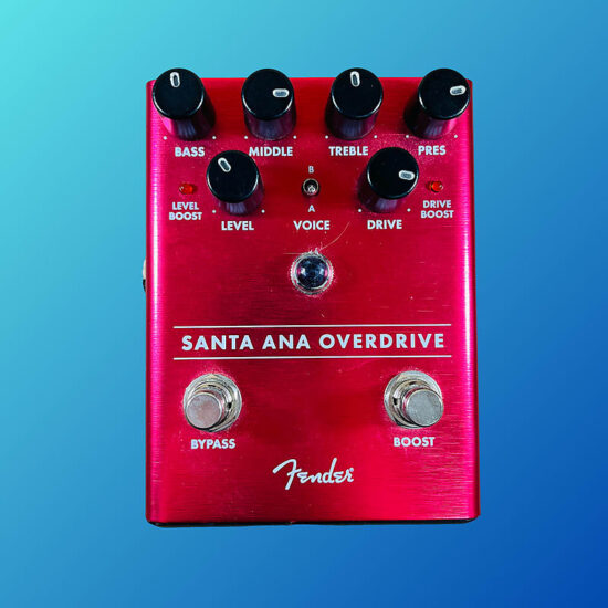 Fender Santa Ana Overdrive 2018 - Present Red