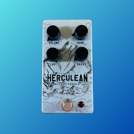 Mythos Pedals Herculean Overdrive V2 (4-Knob) 2010s Graphic
