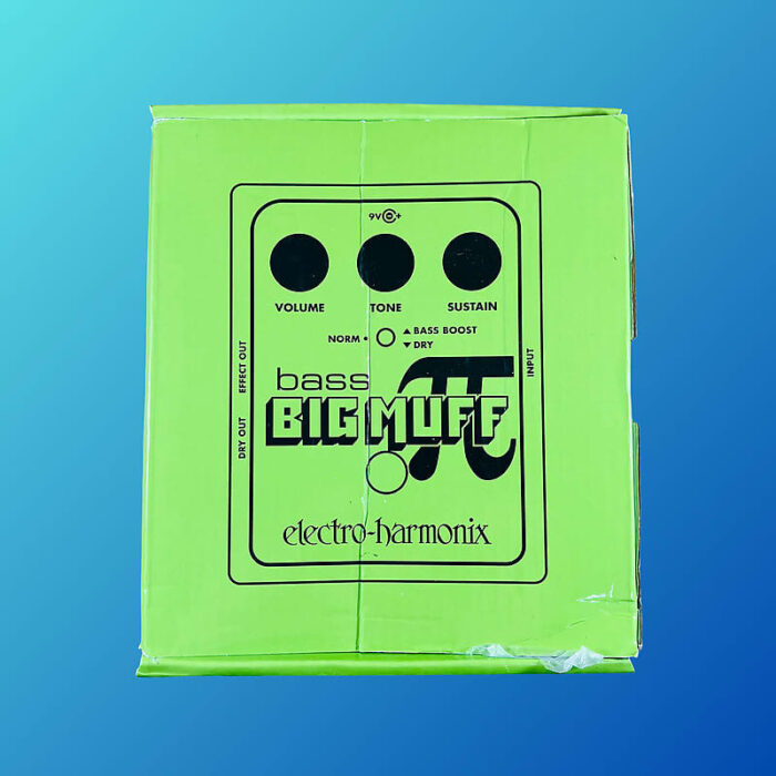 Electro-Harmonix Bass Big Muff Pi Distortion / Sustainer 2008 - Present Green - Image 4