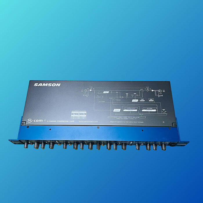 Samson S-Com 4 S Class 4-Channel Compressor/Gate 2010s Blue - Image 2