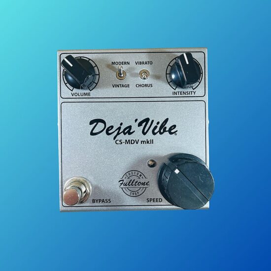 Fulltone CS-MDV MkII Custom Shop Mini Deja Vibe MkII 2010s Silver