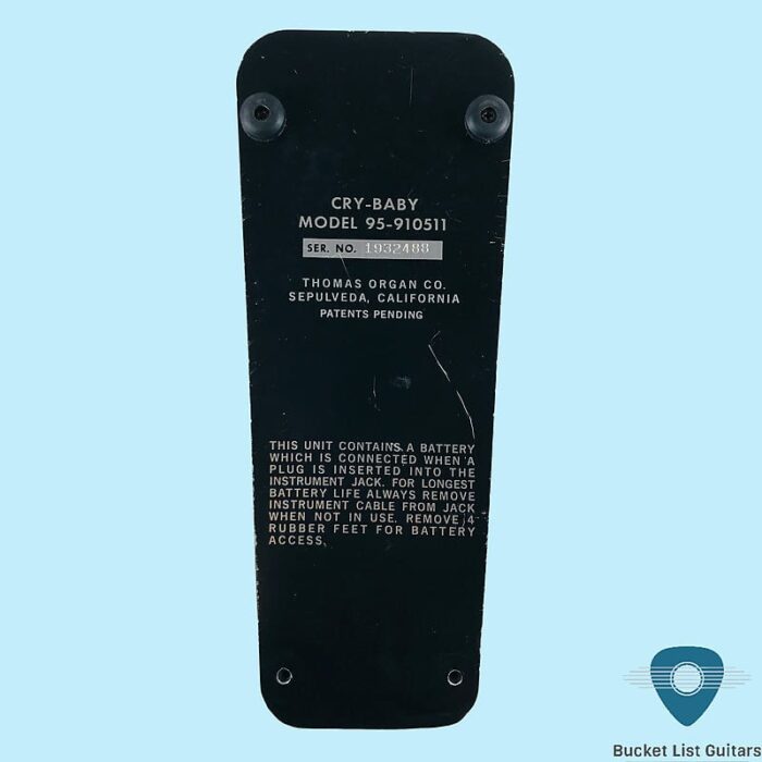 Thomas Organ Cry Baby Model 95 Wah Pedal - Image 2