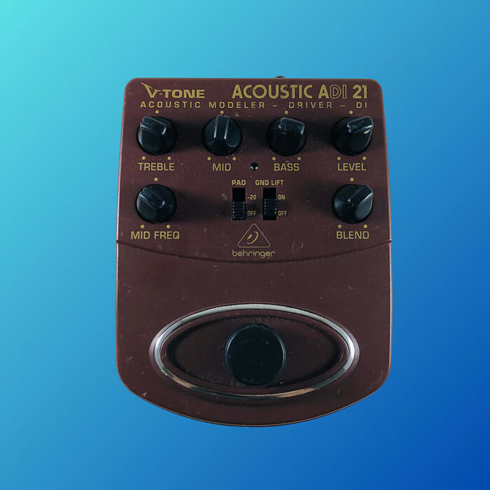 Behringer ADI21 V-Tone Acoustic Amp Modeler Preamp DI