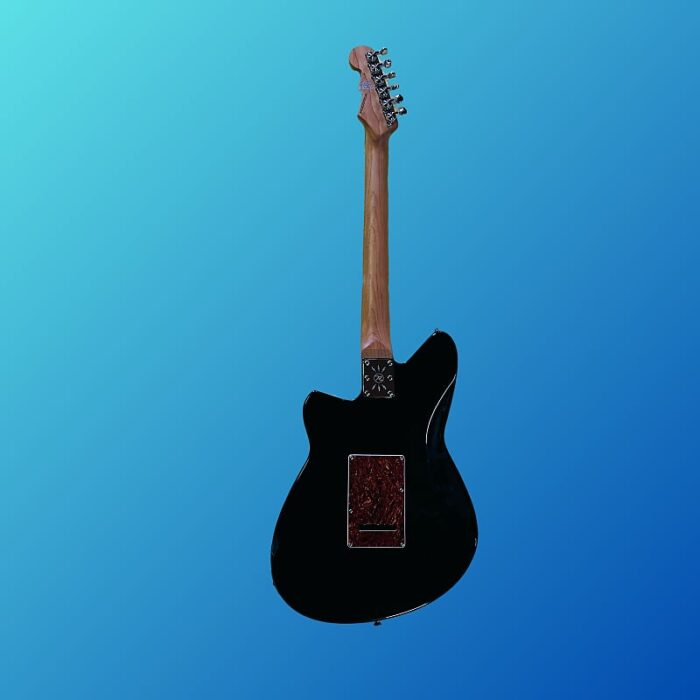 Reverend Double Agent W with Maple Fretboard 2010s Midnight Black - Image 4