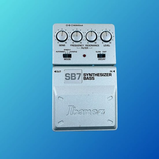 Ibanez SB7 Synthesizer Bass 1990s Silver