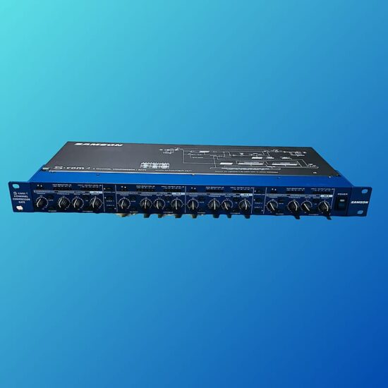 Samson S-Com 4 S Class 4-Channel Compressor/Gate 2010s Blue